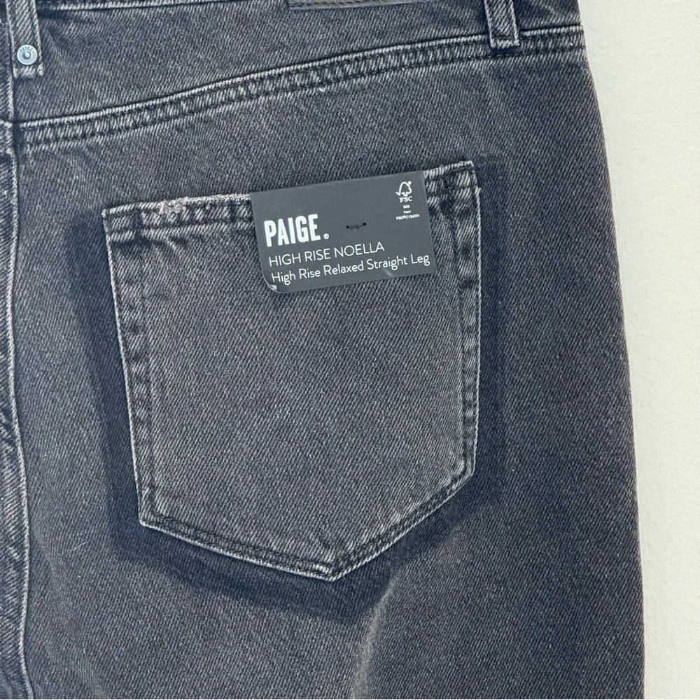 PAIGE black Noella High-Rise Straight Jeans SZ.31